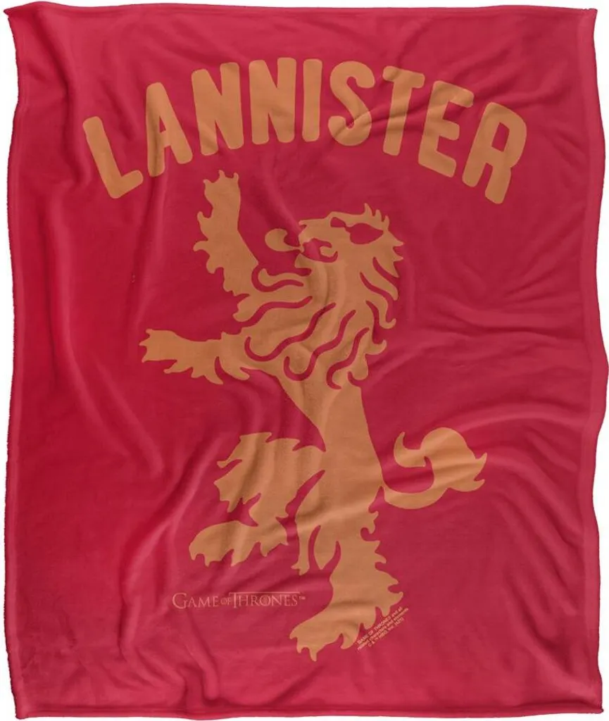 Couverture Lannister Game Of Thrones TV18935 en Polaire Douceur