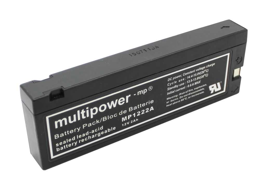 Multipower MP1222A 12V 2,2Ah zastępuje akumulator ołowiowy Zdjęcie produktu 