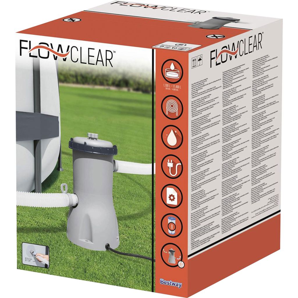 Bestway Flowclear Pool-Filterpumpe 3028 L/h Produktbild 7