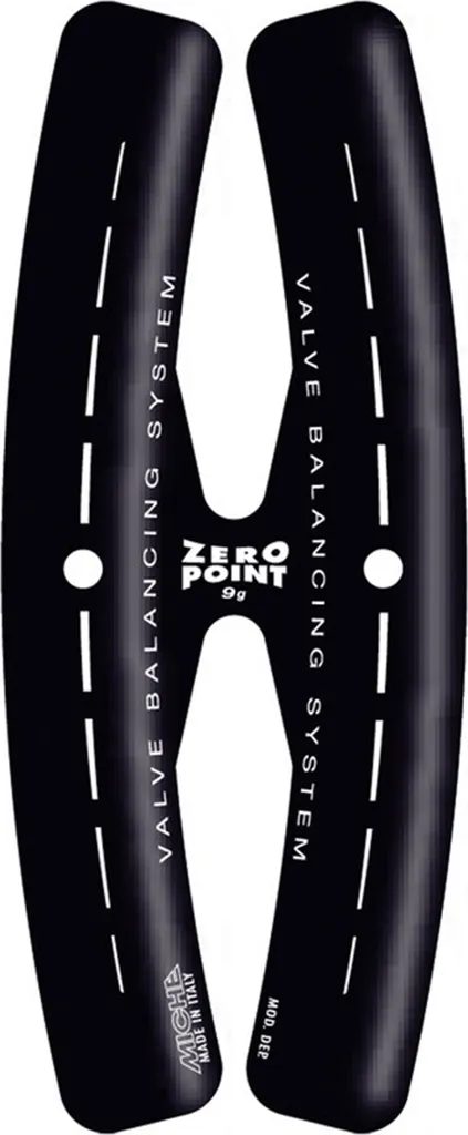 Miche ACZERBB990000 Contrepoids de Valve Zero Point 9g Noir de Jante