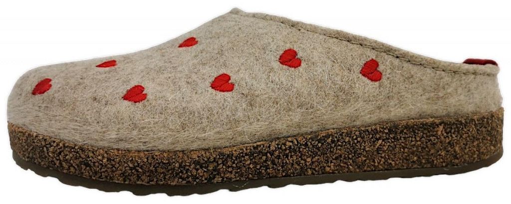 HAFLINGER Grizzly Cuoricino beige meliert/Wollfilz - Größe: Produktbild 