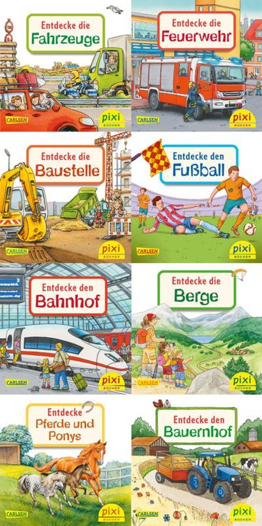 Pixi-8er-Set 240: Entdecke deine Welt 3 (8x1 Exemplar), m. 7 Buch