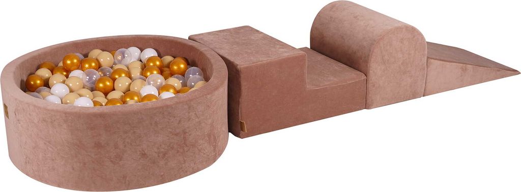 Penové stavebné kocky pre deti s bazénom na loptičky – Obrázok produktu 