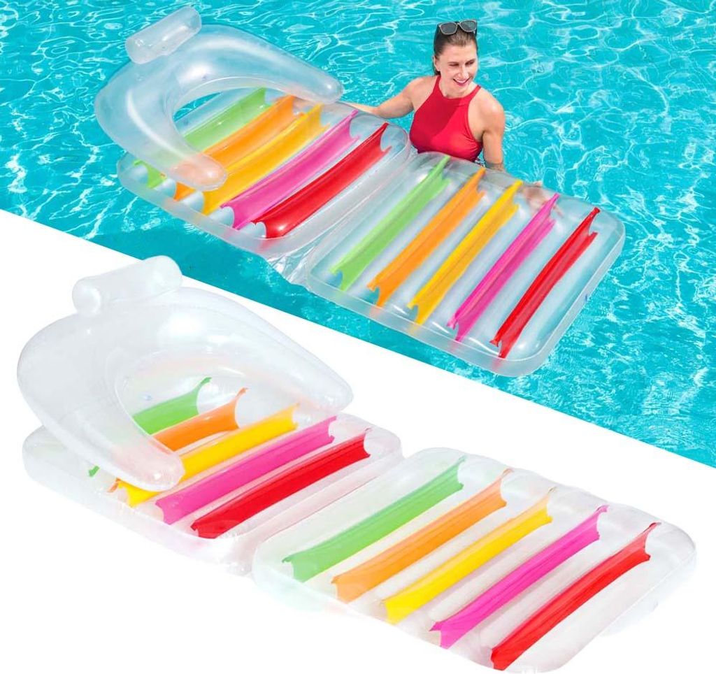 Bestway® Luftmatratze Summer Colors™ mit Rückenlehne + Produktbild 