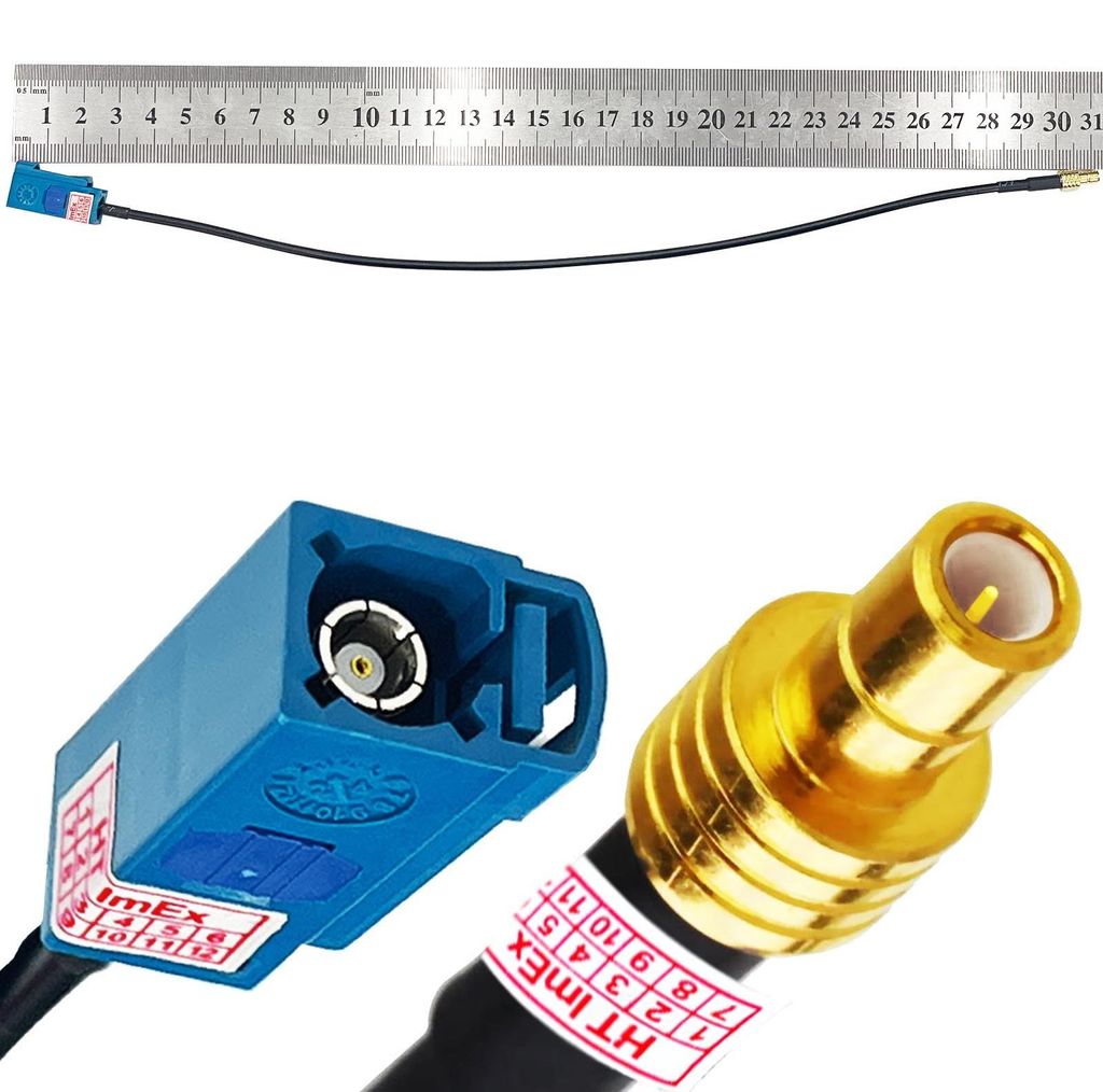 RG-316 Kabel mit FAKRA Z-Buchse / SMB-Stecker Antennenadapter anschluss kabel