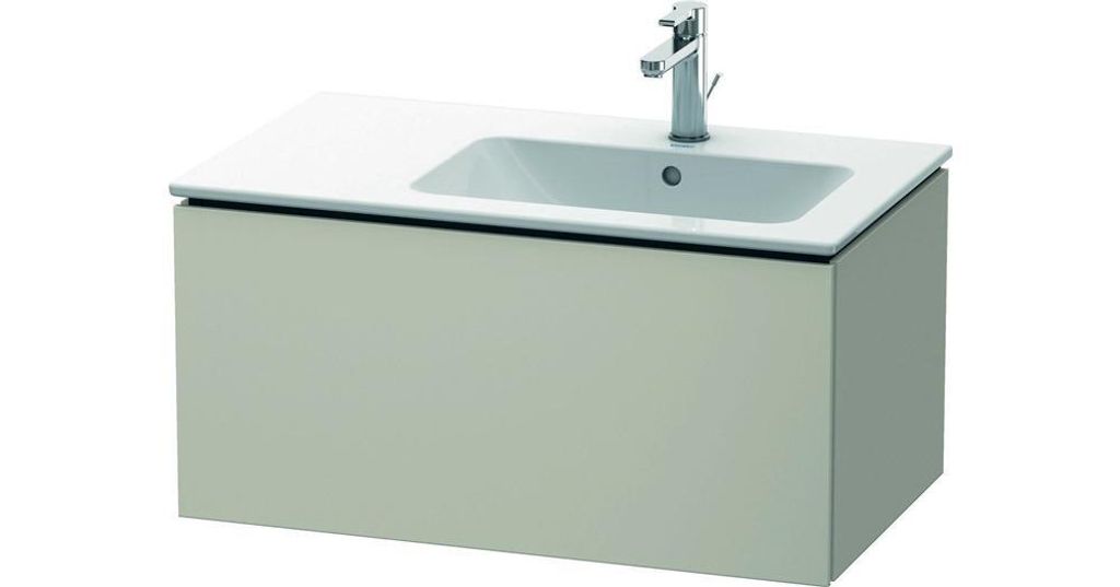 Waschtischunterbau L-CUBE 820x481x400mm taupe taupe Produktbild 