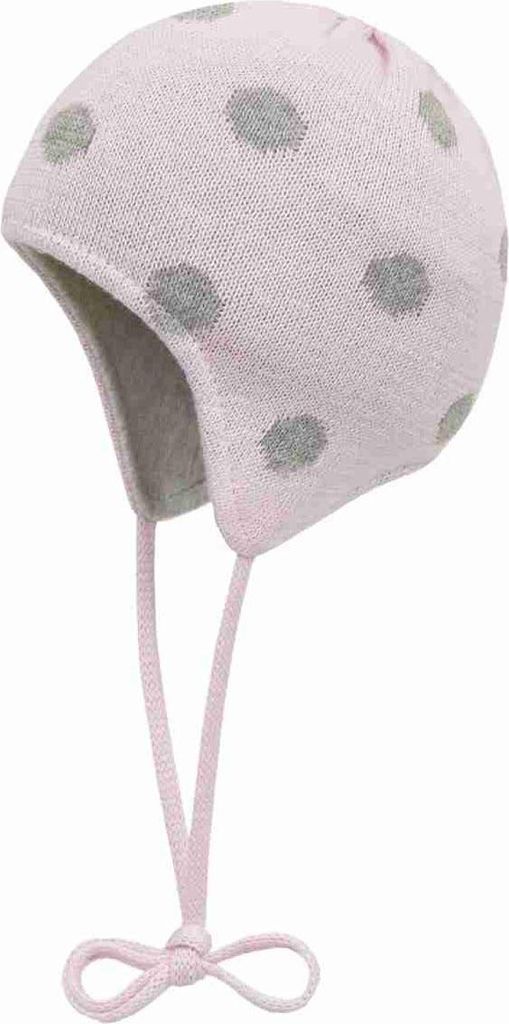 Mädchenmütze, rosa, gepunktet, Döll