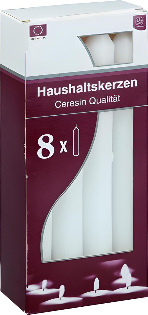Tafelkerzen weiß 8er 4009207201032 Produktbild 