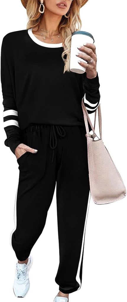 Damen Trainingsanzug Sport Set Elastisch Bequem Weich Produktbild 