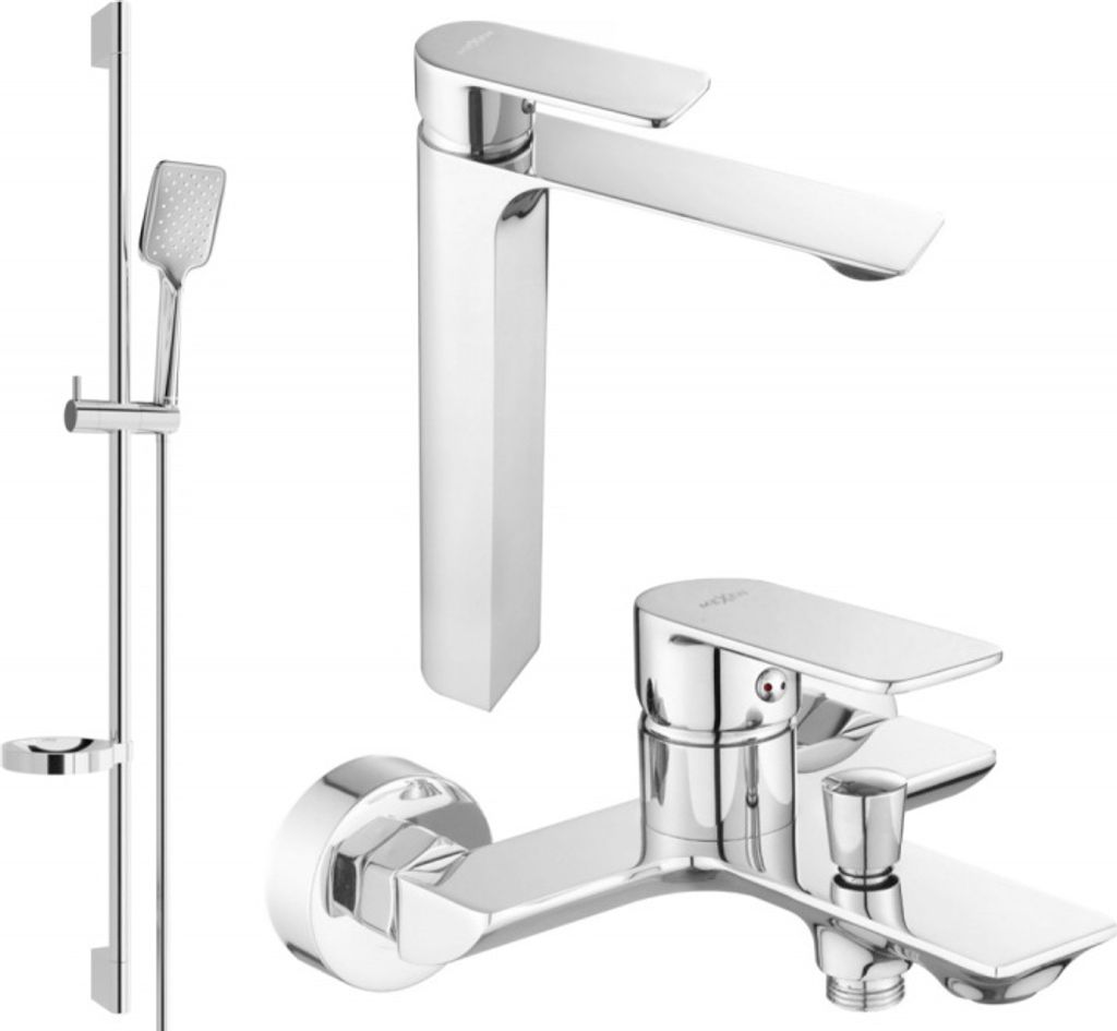Mexen Alexa DQ62 Badewannenset, Chrom - 71213DS62-00