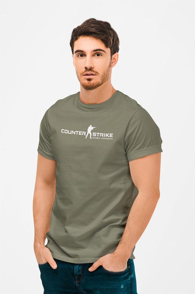 D&B Uni Polo GM00004 CounterStrike MilitärGrün-Größe 4XL