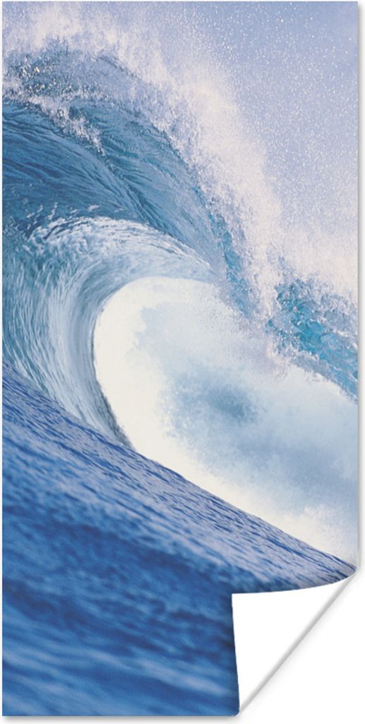 MuchoWow Poster Meer - Golf - Ozean 20x40 cm - Plakat - Foto