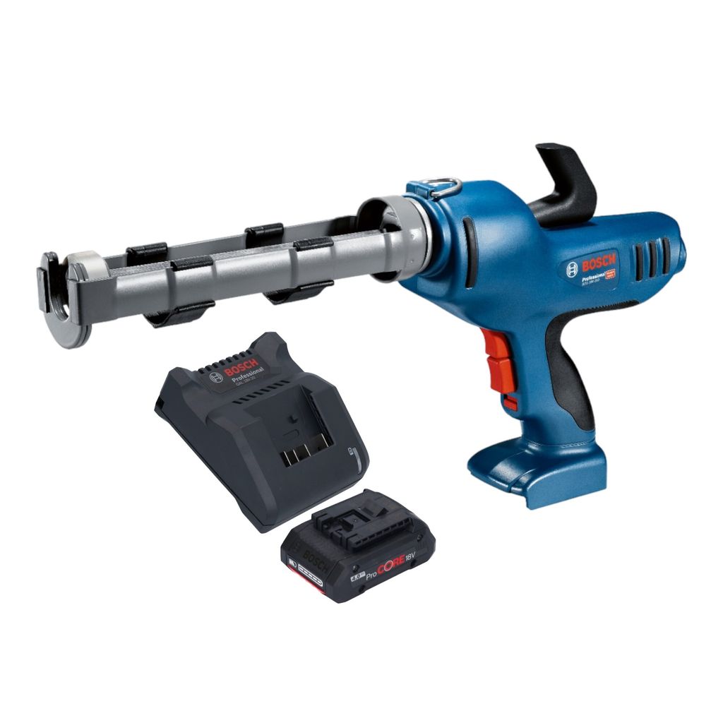Bosch GCG 18V-310 Professional Akku Kartuschenpresse 18 V 310 ml 3,5 kN + 1x ProCORE Akku 4,0 Ah + Ladegerät