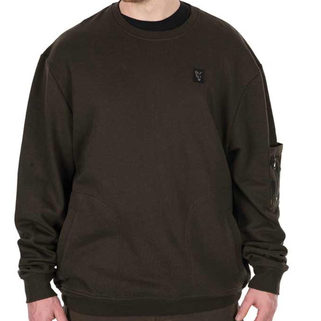 Fox LW Khaki Jumper - Angelpullover, Größe:XXL