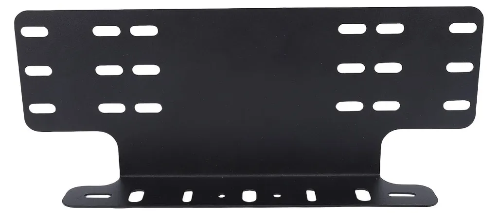 Support calandre pour phares LED tout-terrain acier noir haute qualité