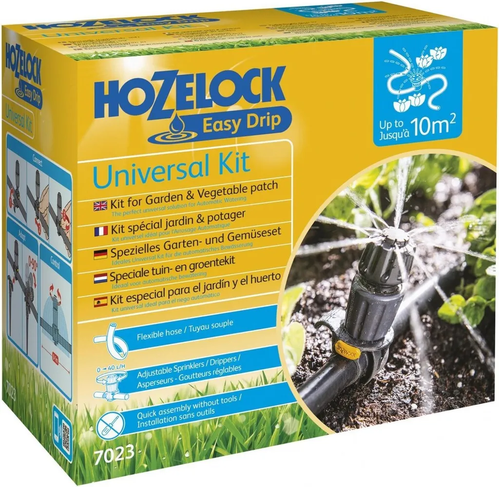 Hozelock 7023 Kit Goutte à Goutte 15m - Plus de corvée d'arrosage