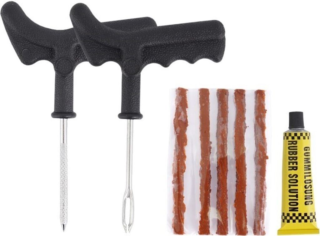 Reparaturset für Tubeless-Reifen, 8-teilig