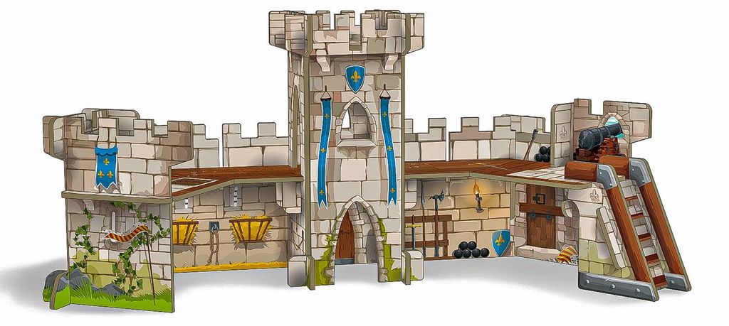Spielfigur Papo Mini Burg der Ritter
