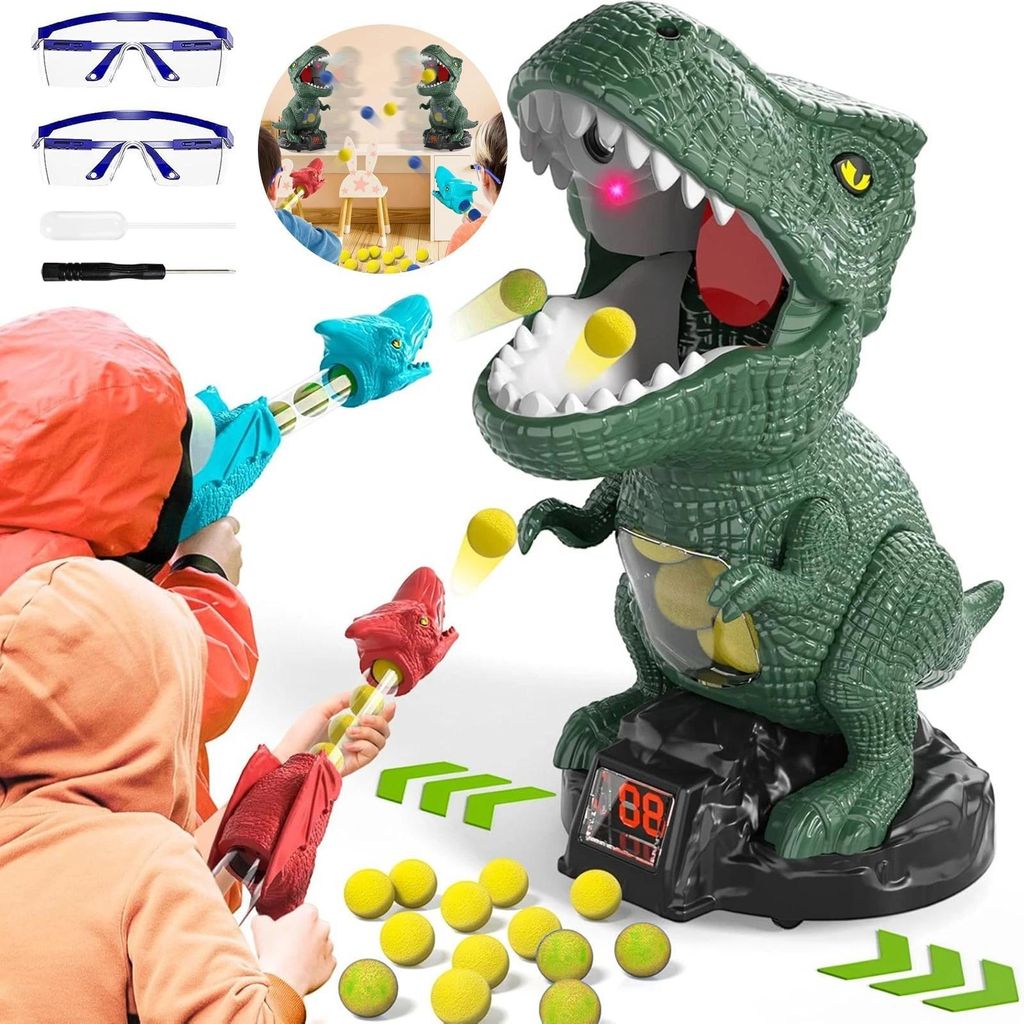 Dinosaurier Schießspielzeug Bewegliches Schießspielzeug automatisch interaktiv