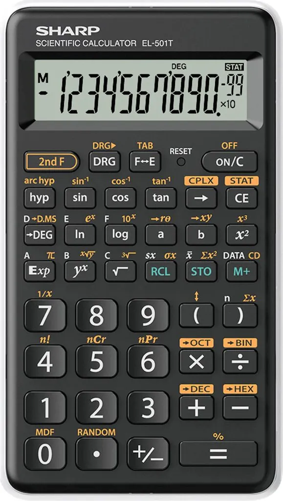 SHARP kalkulačka - EL-501T - bílá (balení box) - 1