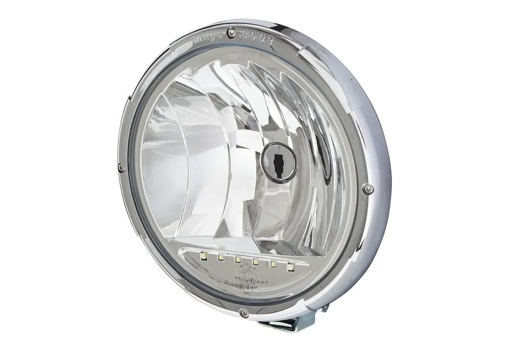Projecteur halogène H1 12V HELLA droit à faisceau longue portée