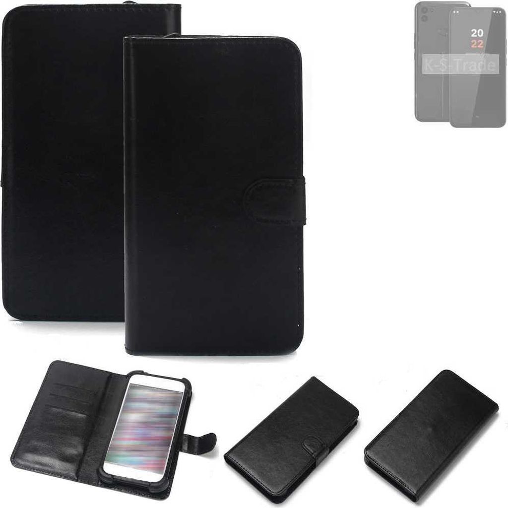 K-S-Trade Handyhülle Schutzhülle kompatibel mit Volla Phone 22 Handy Schutz Hülle Handyhülle Bumper schwarz 1x
