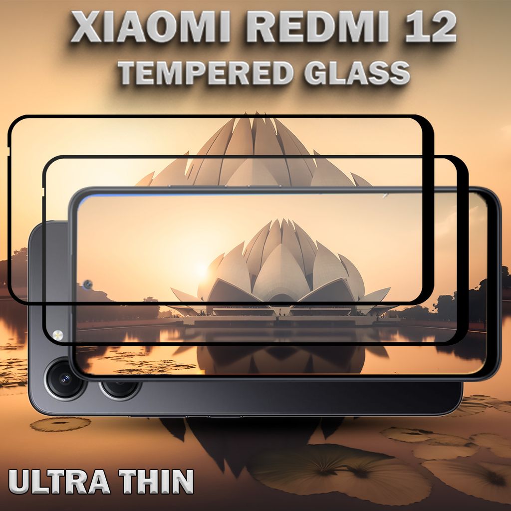 2-pak Xiaomi Redmi 12 4G - szkło hartowane 9H - wysokiej Zdjęcie produktu 5