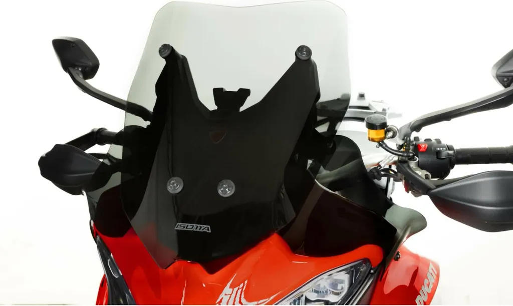 Déflecteur Isotta fumé foncé anti-turbulences pour Ducati haute qualité