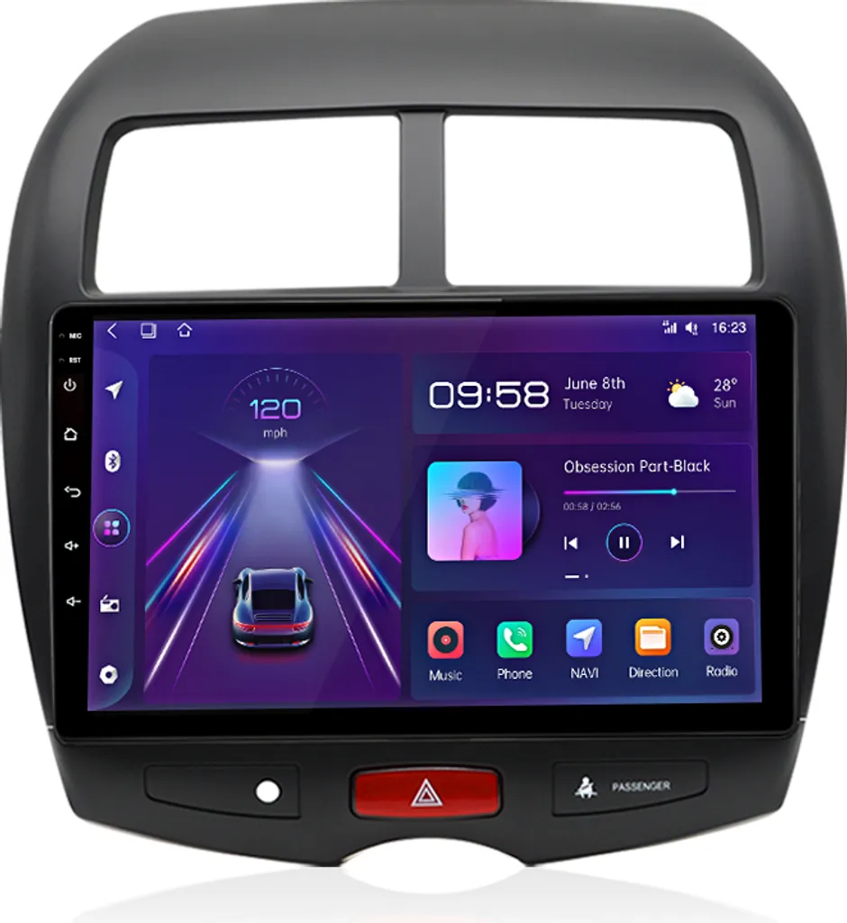 Infotainment Android 12 per Mitsubishi ASX 2010-16 10" GPS - 15