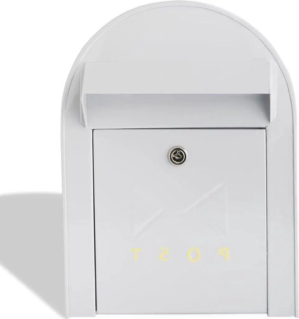 Boîte aux lettres murale grise anti-vol - Sécurisez votre Courrier A4