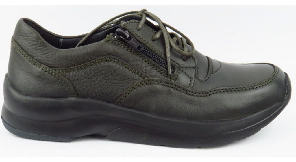 Wolky Ozark cactus ZIP elegante Schnürer Grün in Gr. 42