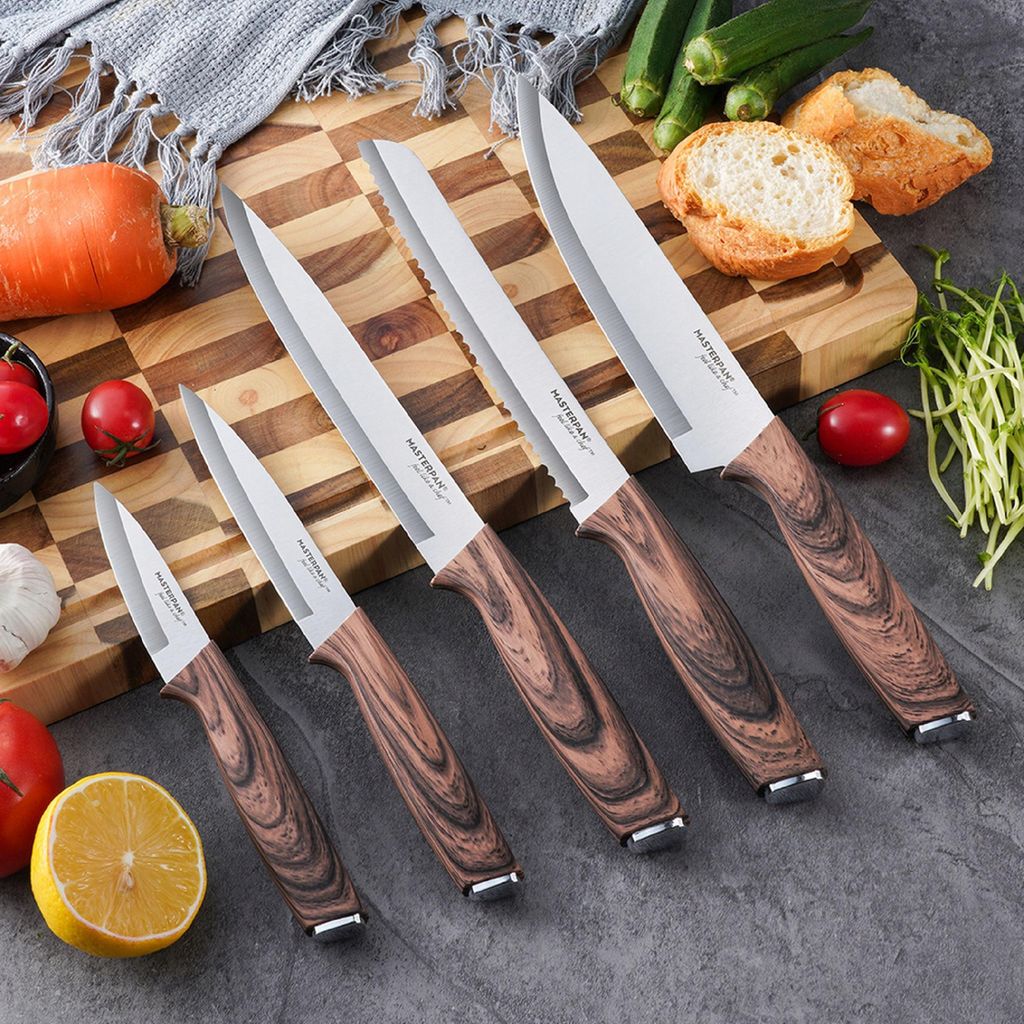 Coltelli da cucina professionali, 3 pezzi coltello da cuoco Set coltelli affilat