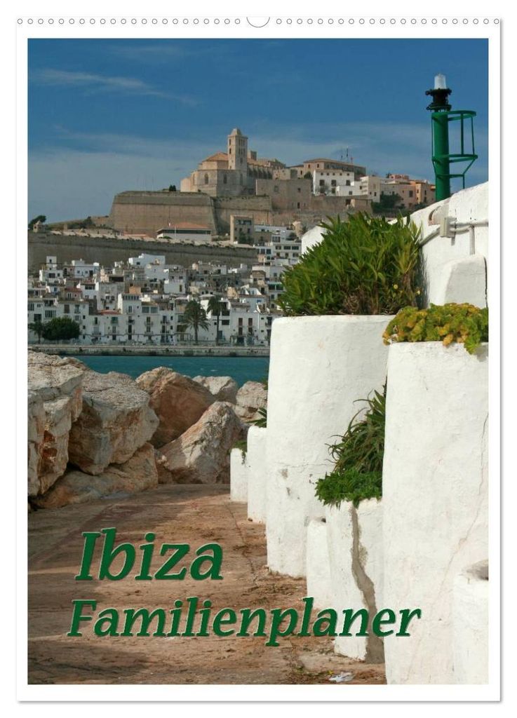 Ibiza / Familienplaner (Wandkalender 2027 DIN A2 hoch), CALVENDO Monatskalender