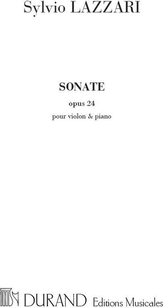 Sonate op.24 für Violine und Klavier
