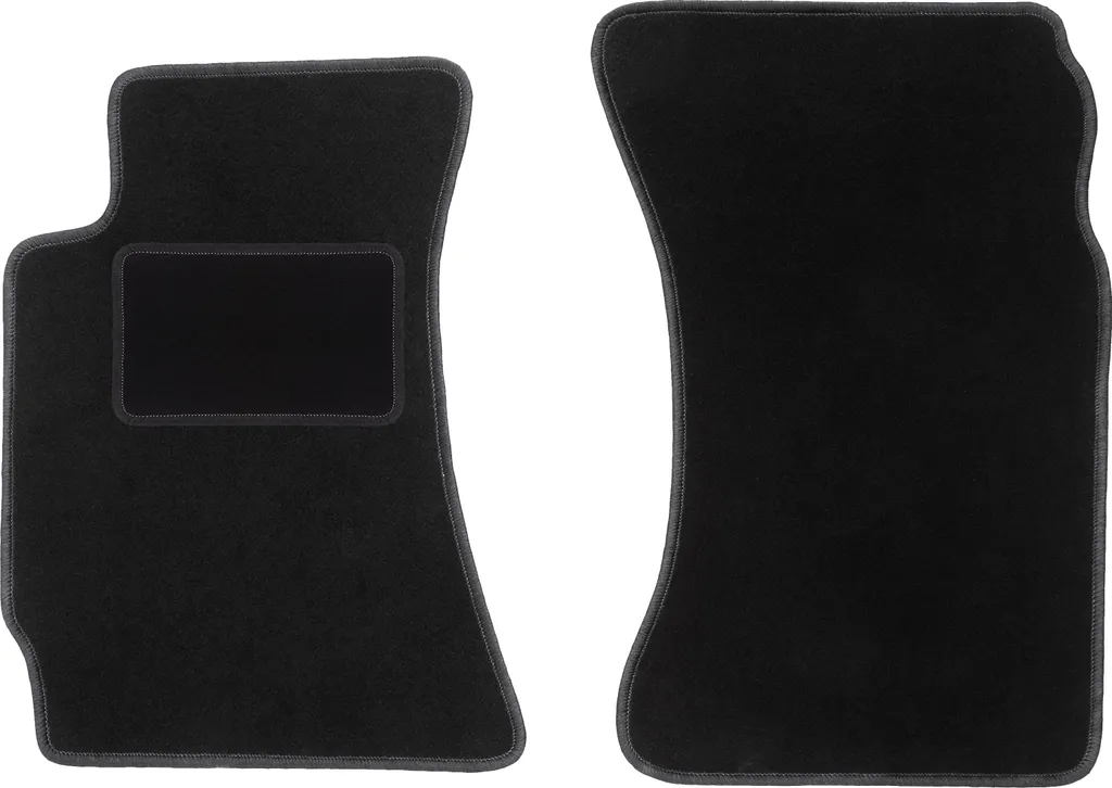 Tappetini Auto Subaru Forester II 2002-2008 Velours Neri - Set 2 Pezzi