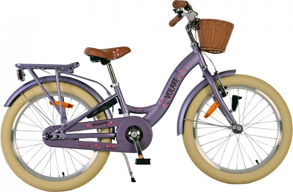 Volare Blossom Kinderfahrrad - Mädchen - 20 Zoll - Lila Produktbild 