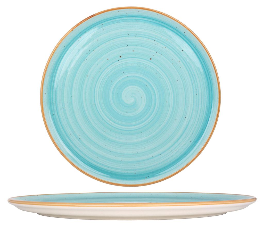 Bonna Pizza Teller - Aqua - Porzellan - 32 cm