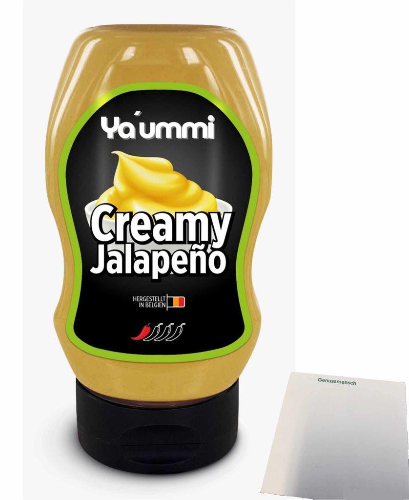 Ya´ummi Creamy Jalapeno (300ml Flasche) + usy Block Produktbild 