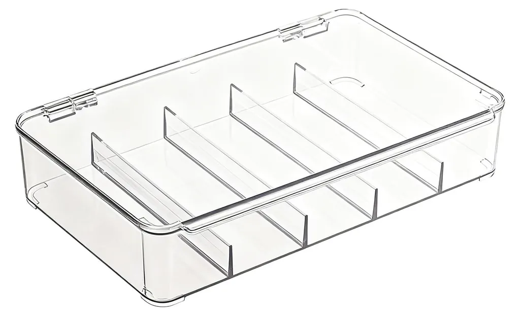 Porte-bijoux empilable avec 5 compartiments de rangement vide