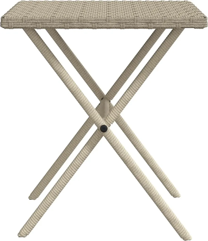Bains de soleil en résine tressée gris clair et table basse résistante - 7
