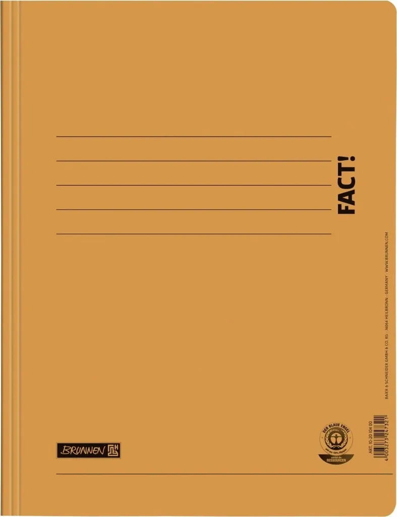 25XBRUNNEN 102010440 SchnellhefterFACT!or