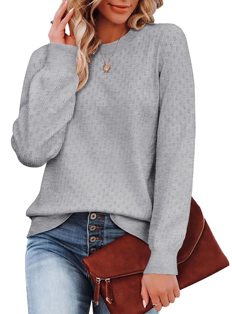 Maglione da donna, a maniche lunghe, caldo, elegante, Immagine del prodotto 