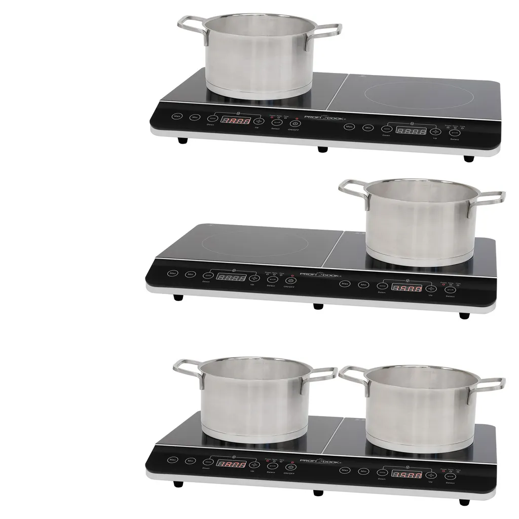 ProfiCook PC-DKI 1067 Plaque Induction Noire Mobile - Puissance 2000W
