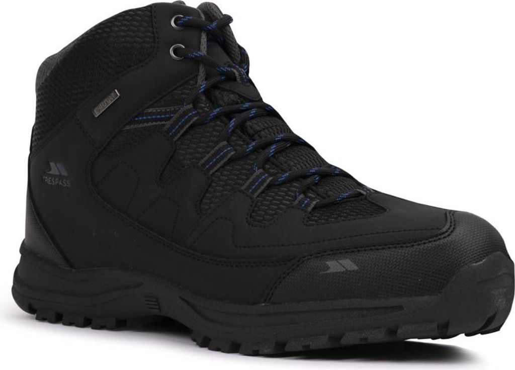 Trespass Finley – Wanderstiefel für Herren, Schwarz/Blau