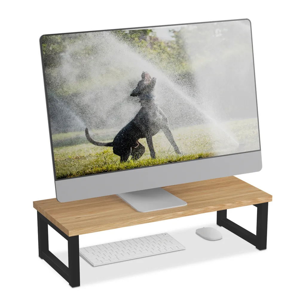 Support d'Écran pour Bureau - Rehausseur Ergonomique Gain de Place