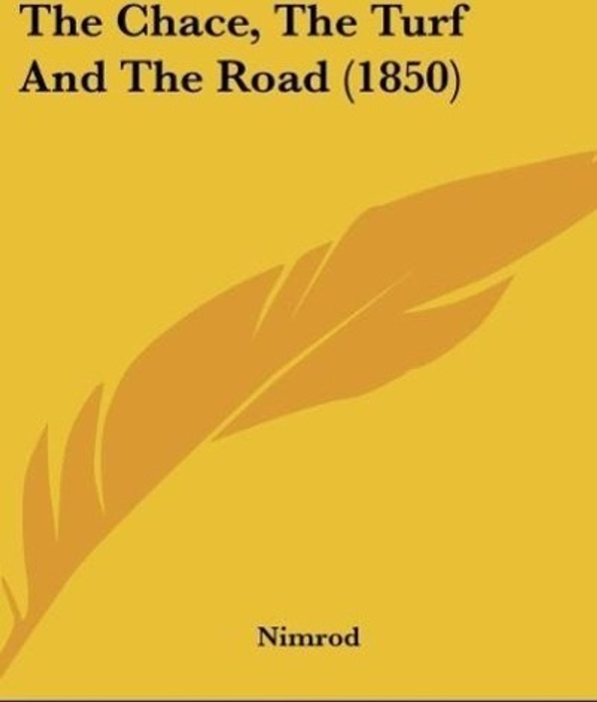 The Chace, The Turf And The Road (1850)