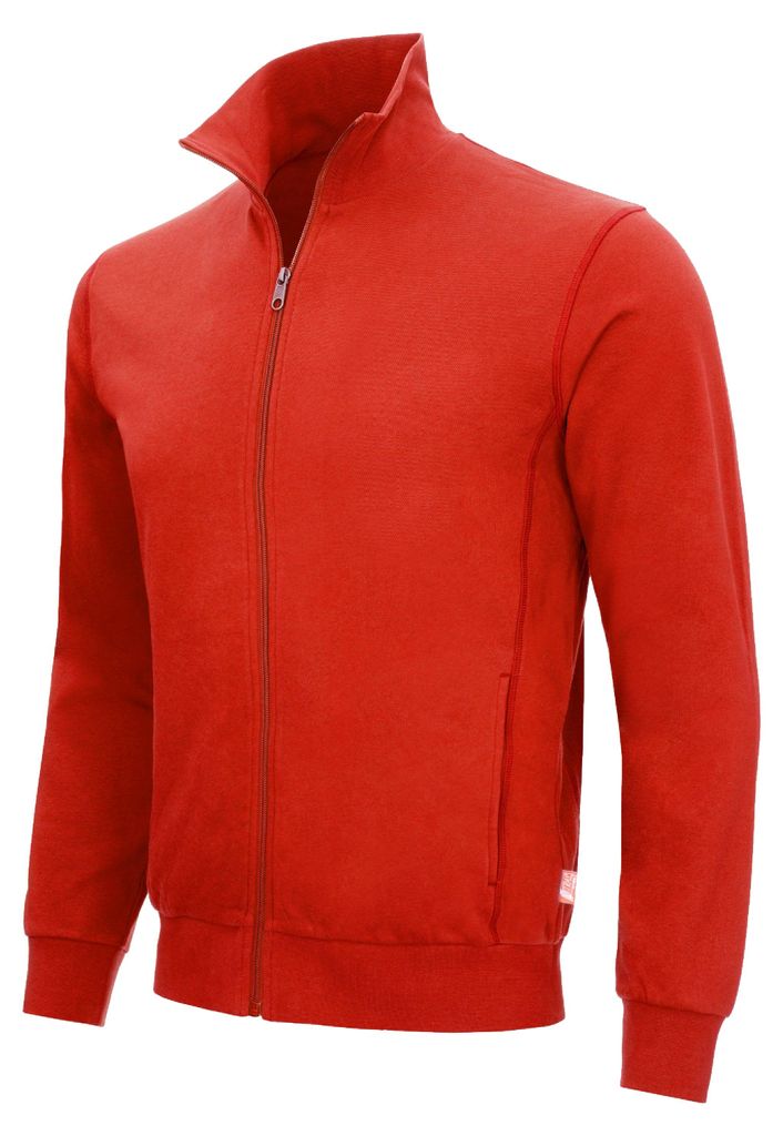 NITRAS Sweatjacke Sweatshirt MOTION TEX LIGHT Gr. 4XL rot