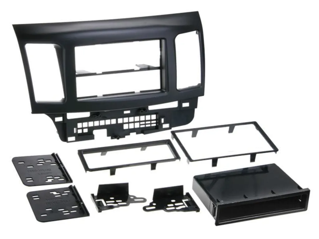 Kit Montaggio Radio 2 DIN Mitsubishi Lancer Nero - Integrazione OEM