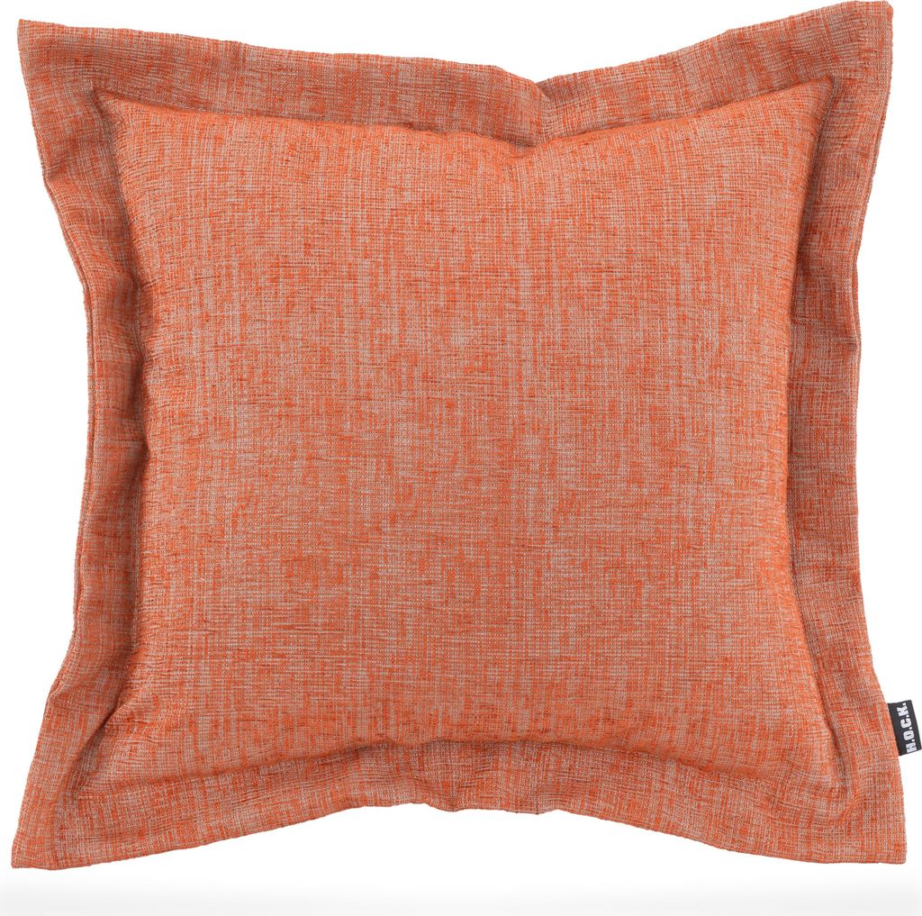 H.O.C.K. Addicted Dekokissen mit Stehsaum 50x50cm orange col. 08