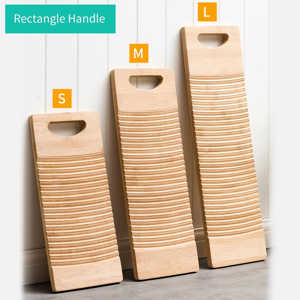 Beschikbaar: Houten wasbord, wasbord met rechthoekig Productafbeelding 